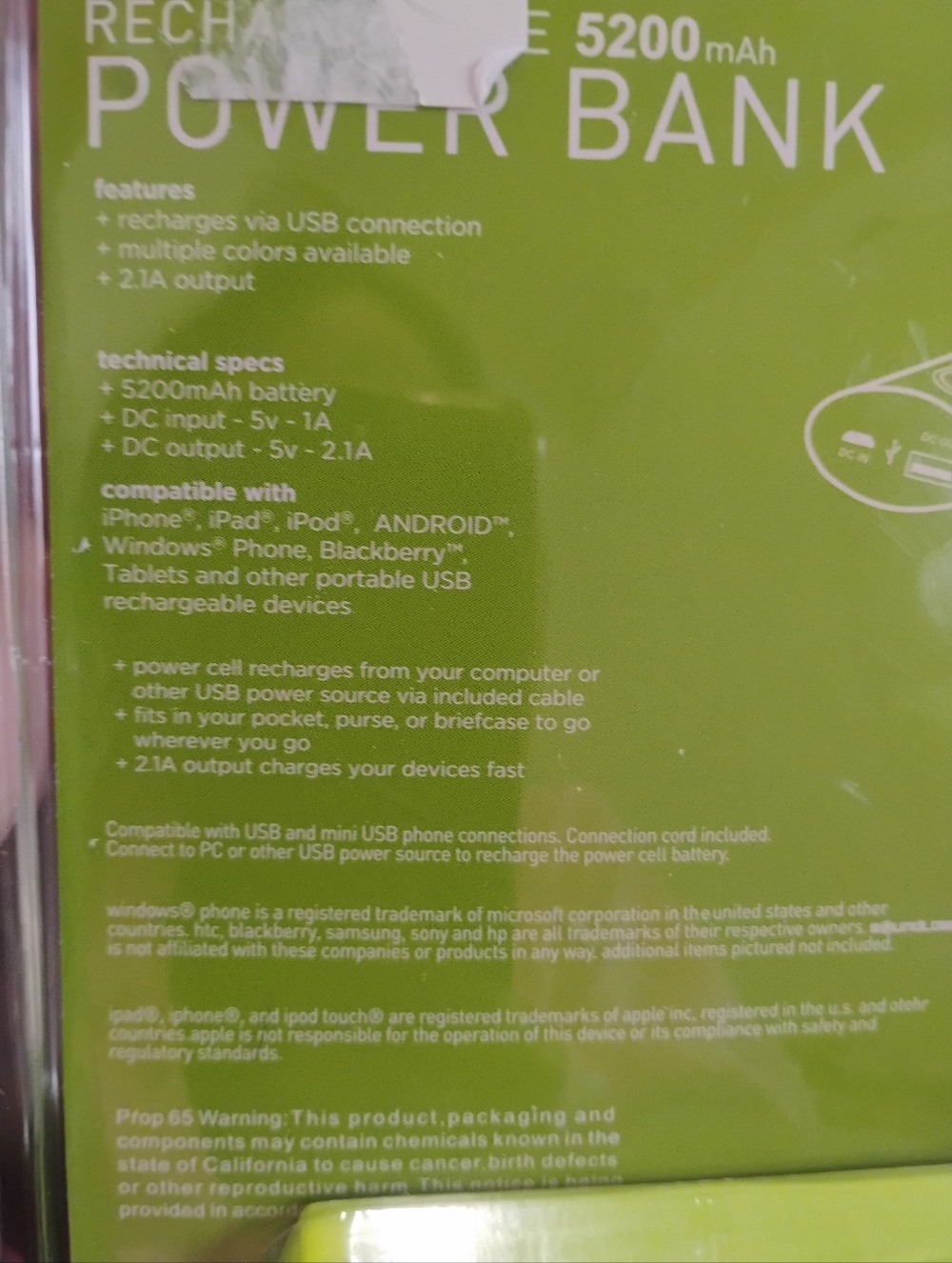Soundlogic Rechargeable Power Bank - Picture 2 of 9